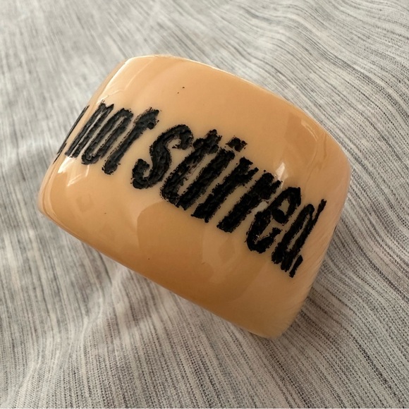 VINTAGE JKC 🍸”Vodka Martini, Shaken, not Stirred” James Bond 007 Cuff Bangle - Picture 7 of 10